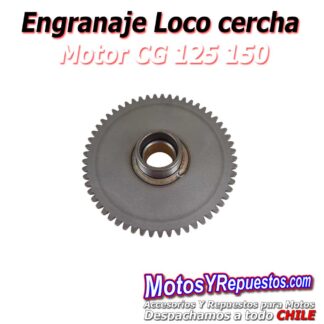 Engranaje cercha partida motos CG 150 genéricase