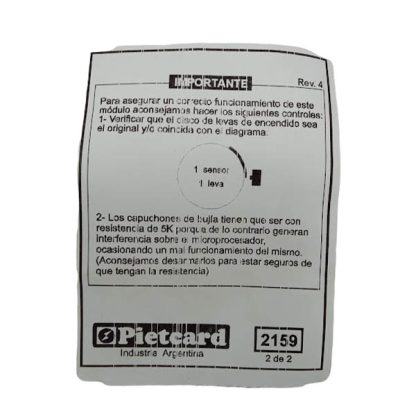 CDI para Moto Yamaha XT Serow 225 Japonesa Pietcard 2159 Liquidación - Imagen 4
