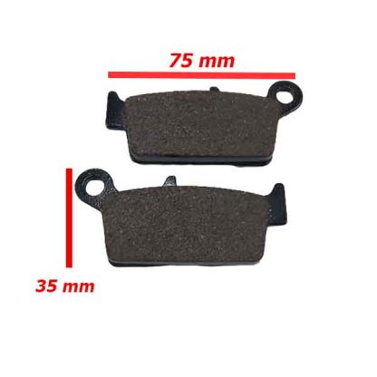 Pastillas de freno trasera para XR 250 / XRE 300 / NX Falcon 400 DiaFrag - Imagen 2