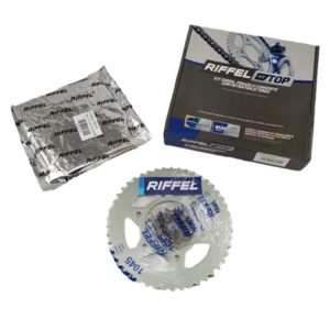 Kit de transmisión Yamaha YZF R15 V1 y V2  47 Riffel TOP cadena con oring