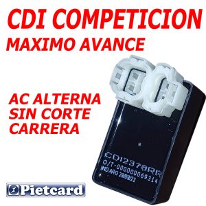 CDI competicion para moto maximo avance 2378 RR alimentacion AC analogico