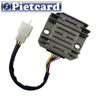 Rectificador de moto 150 5 hilos macho Pietcard 12003 monofasico 6 ampers