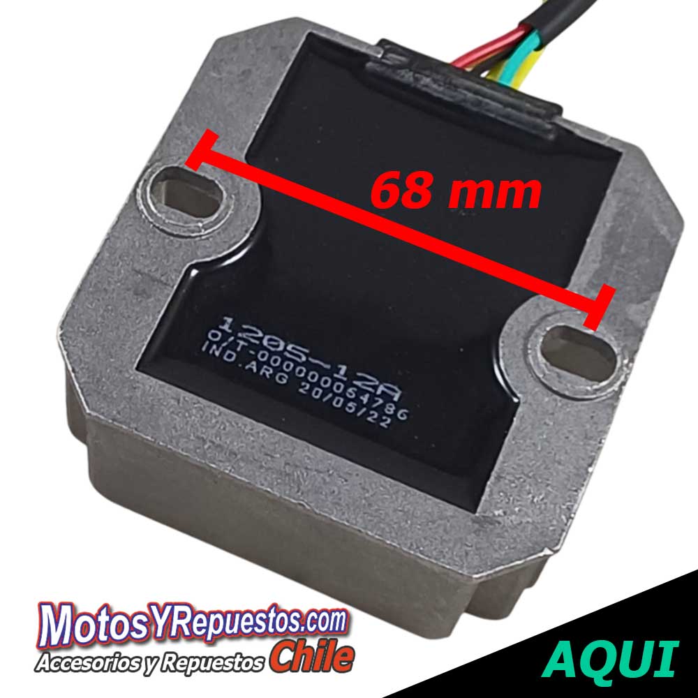 necesitas adaptar un rectificador a la moto y eres de chile 