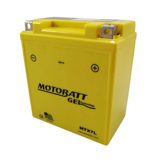 Bateria de Gel para Moto MOTOBATT MTX7L reemplazo ytx7L