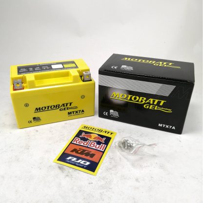 Bateria de Gel Para Motos MOTOBATT MTX7A ytx7abs compatible - Imagen 2