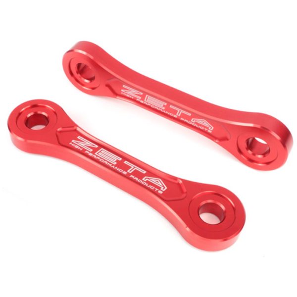 DRC ZETA Suspension Lowering Link For Honda – Lowers Rear Height By 30mm (Red)