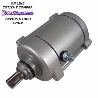 Motor de partida moto honda cg 200 cc y genericas chinas eje 19 * 11 estrias