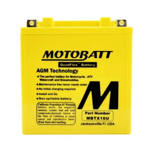 Bateria Motobatt MBTX16U 12 volts 19 ampers