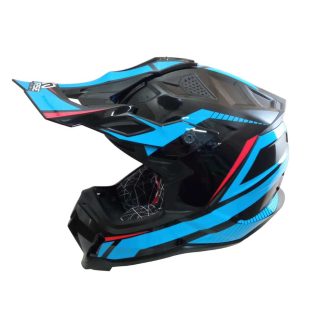Casco Enduro calle Fhorse JH 601 Blue Talla L