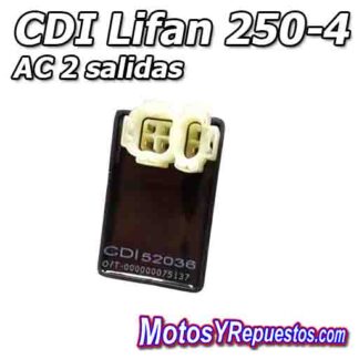 CDI moto Lifan LF 250-4 motor 2 pistones en Linea Pietcard 52036 analogico ac