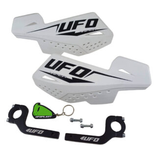 Cubre mano para motocross UFO VIPER 2 Blanco