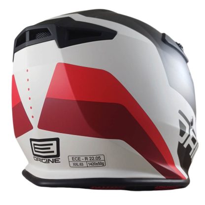 Casco Moto Enduro Marca Origine Hero Black White Talla XXL Liquidacion Ultimo en stock - Imagen 3