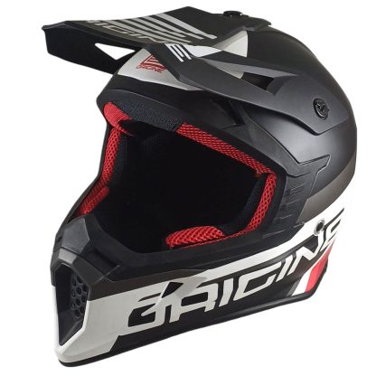 Casco Moto Enduro Marca Origine Hero Black White Talla XXL Liquidacion Ultimo en stock