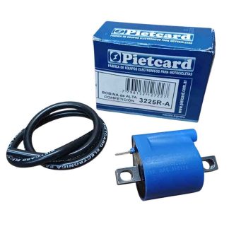 Bobina para moto Competicion 50 a 300 cc con CDI analogico mejor Chispa Pietcard 3225R Nuevo color azul