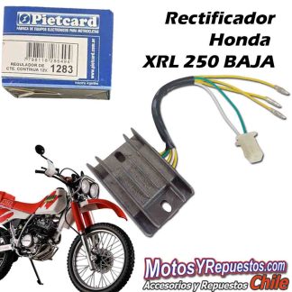 Rectificador regulador voltaje Honda XLR 250 Baja Pietcard 1283