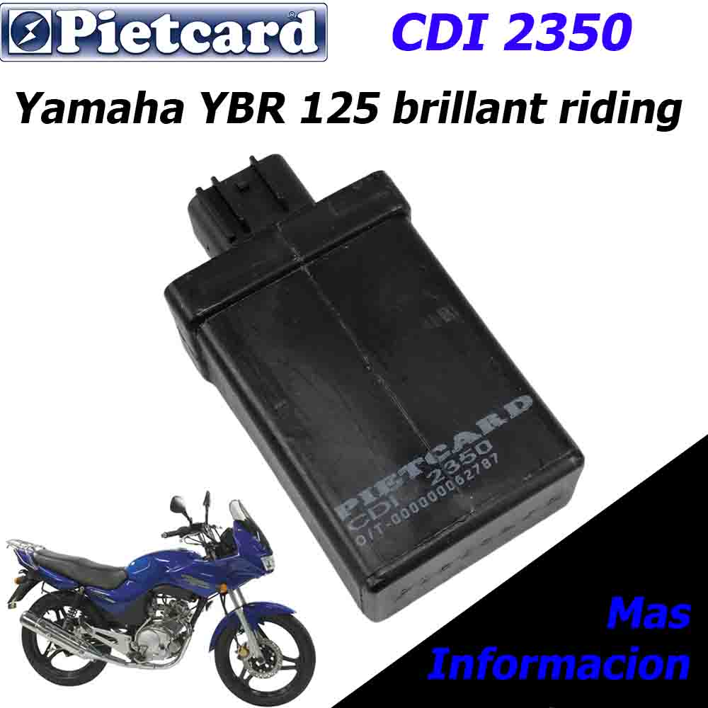CDI yamaha YBR 125 alimentado Ac Pietcard 2350