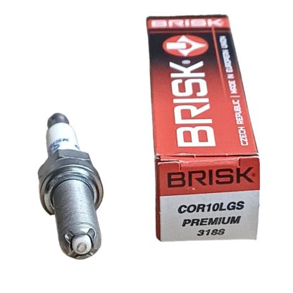 Bujia para moto enduro con Inyección electrónica BRISK COR10LGS reemplaza ngk R0451B-8