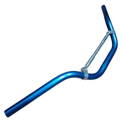 Manubrio universal enduro para adaptar motos de calle azul 70 cm