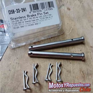 Pernos freno motos KTM 125 a 530 enduro cross sujeta pastilla DRC D58-33-241