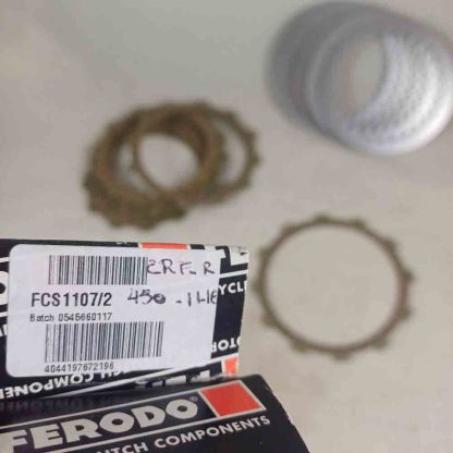 Kit de embrague Honda CRF 450 R RX 2011-2020 7 discos +1 +7 separadores Ferodo FCS 1107 - Imagen 2