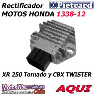Rectificador Honda XR 250 Tornado CBX 250 Twister Pietcard 1338 12 ampers