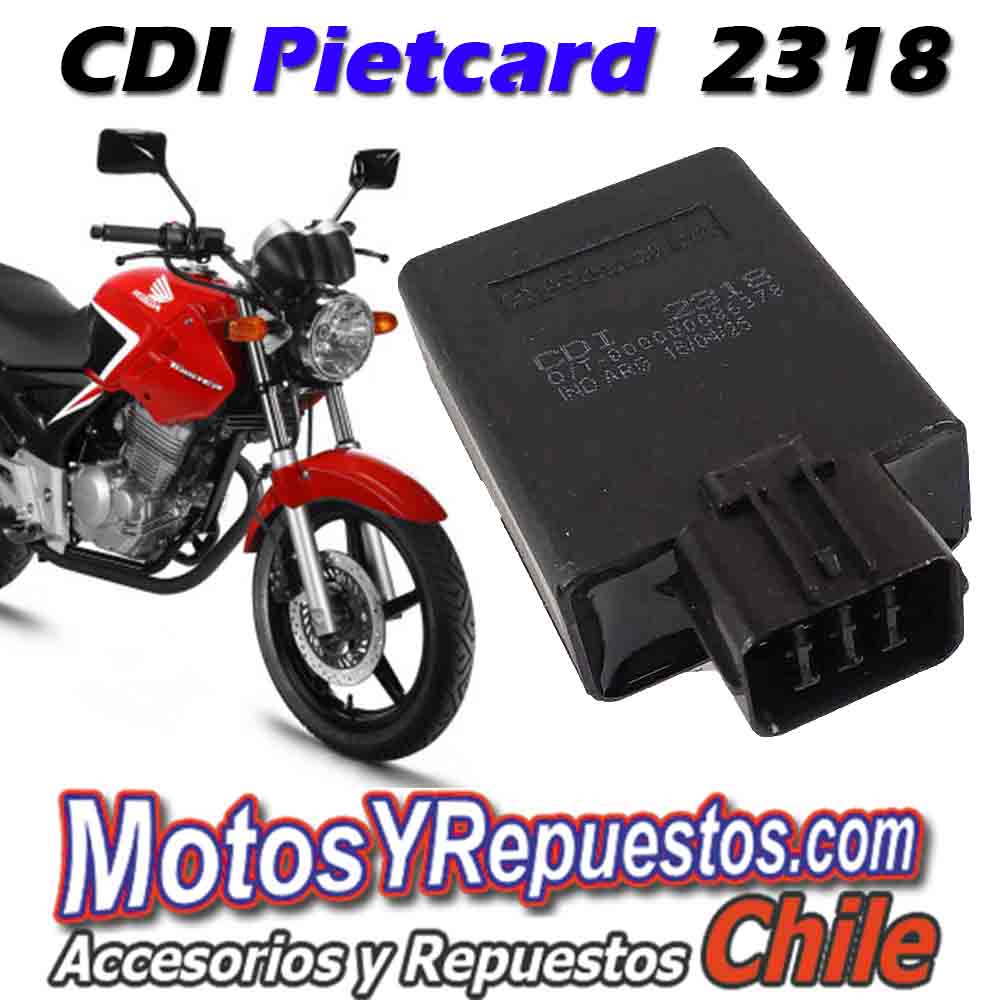 CDI Moto Honda CBX 250 twister Carburada y NX 4 Falcon Pietcard 2318 digital - Imagen 4