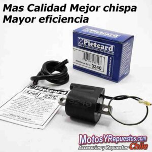 Bobina de alta motos Honda CG NXR 125 150 XR 250 tornado Pietcard 3240