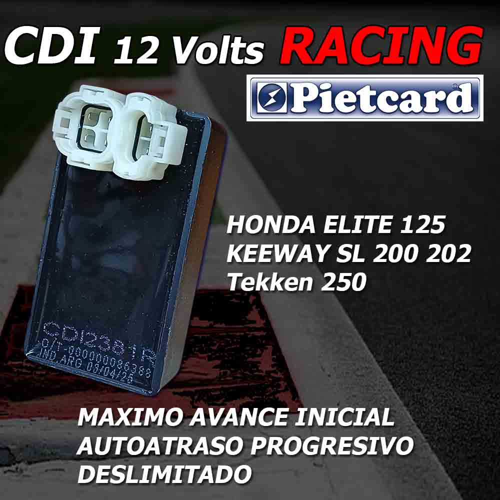 CDI competición Motos 12 volts Analogico Sirve para Tekken 250 Takasaki 250 keeway sl 200 202 Pietcard 2381 R