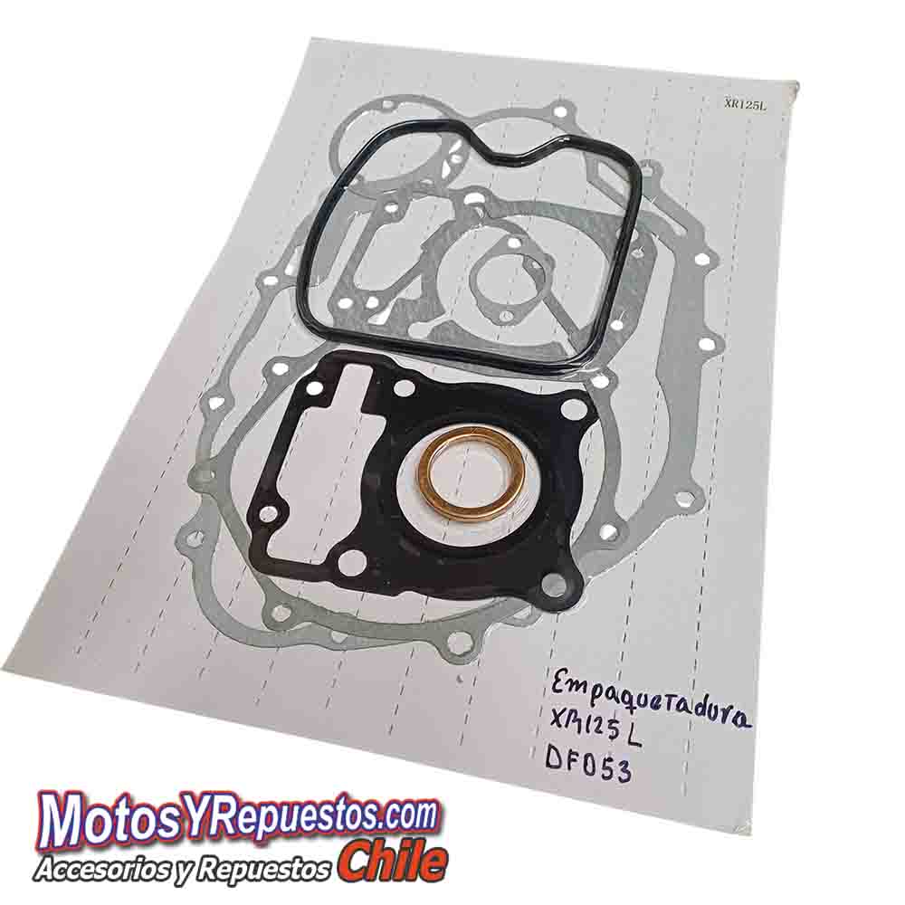 tenemos las empaquetaduras completas para armar el moto de la honda xr 125 L motor cadenero 